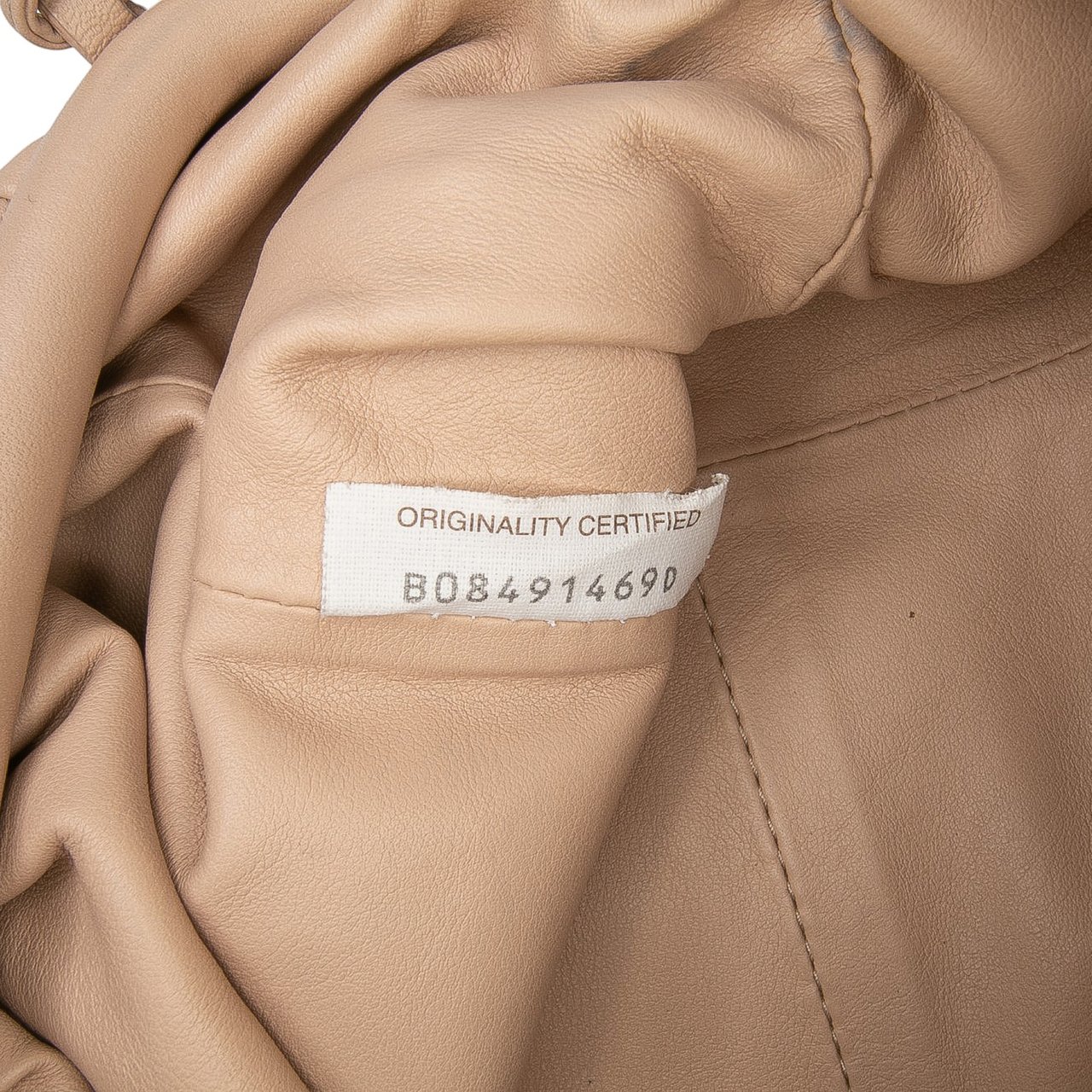 Bottega Veneta Lambskin The Mini Pouch Crossbody Bruin