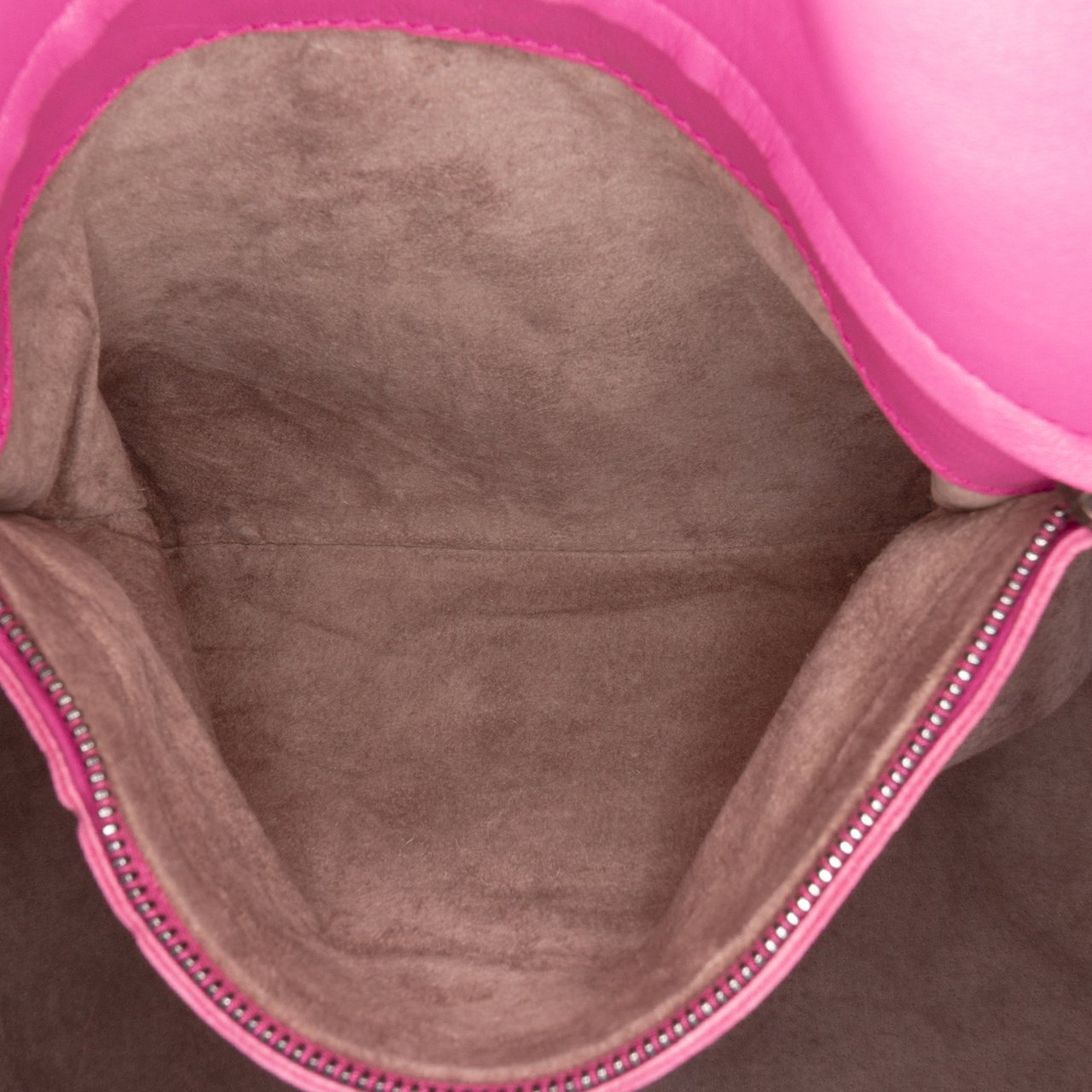 Bottega Veneta Nappa Intrecciato Parachute Tote Roze