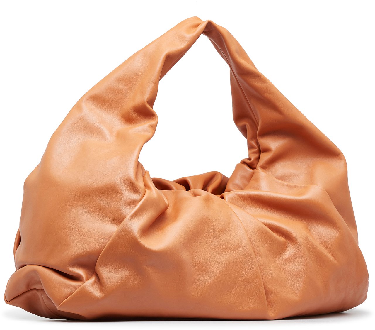 Bottega Veneta Lambskin The Shoulder Pouch Bruin