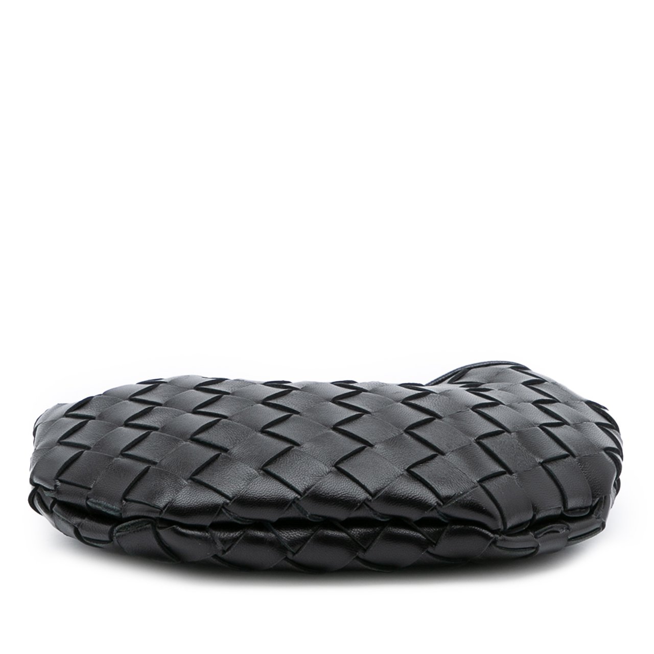 Bottega Veneta Baby Lambskin Intrecciato Sardine Zwart