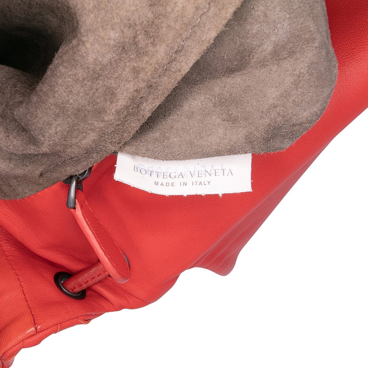 Bottega Veneta Nappa Intrecciato Flap Crossbody Rood
