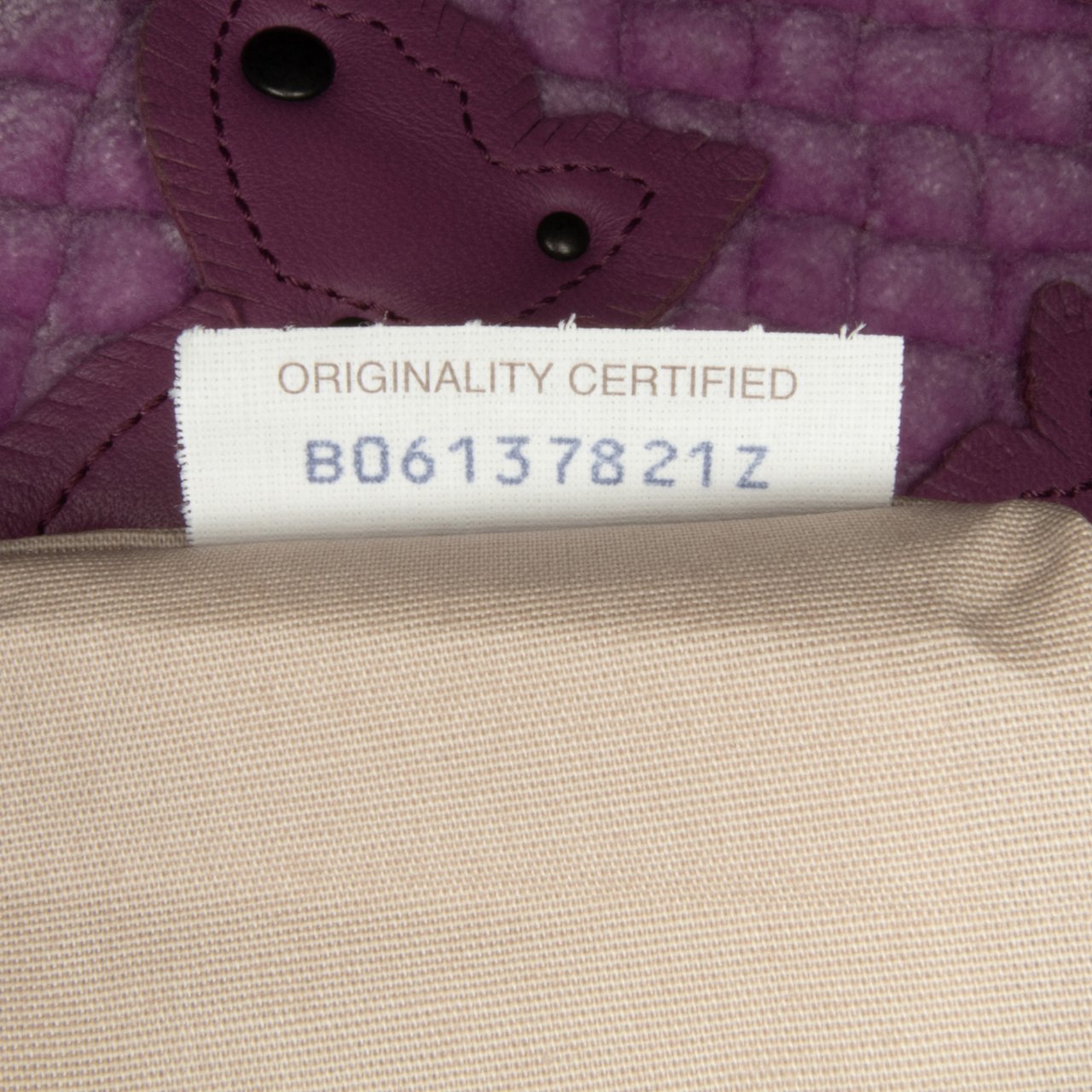Bottega Veneta Intrecciato Butterfly Pochette Velvet Shoulder Bag Paars