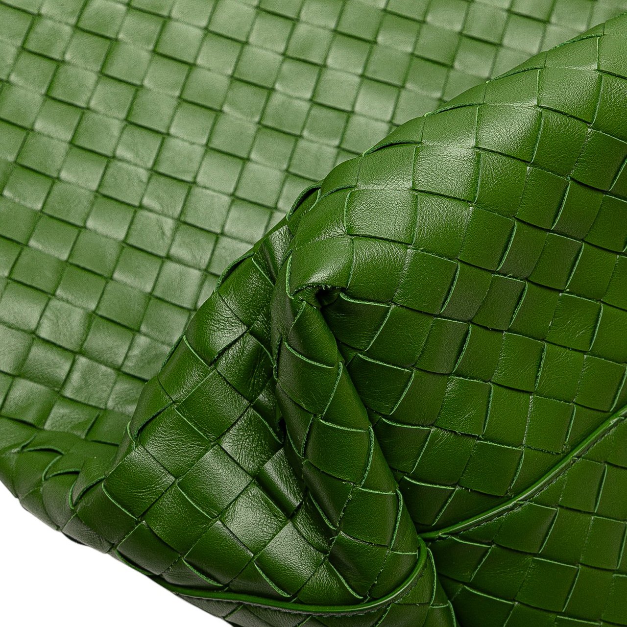 Bottega Veneta Nappa Intrecciato Tote Groen