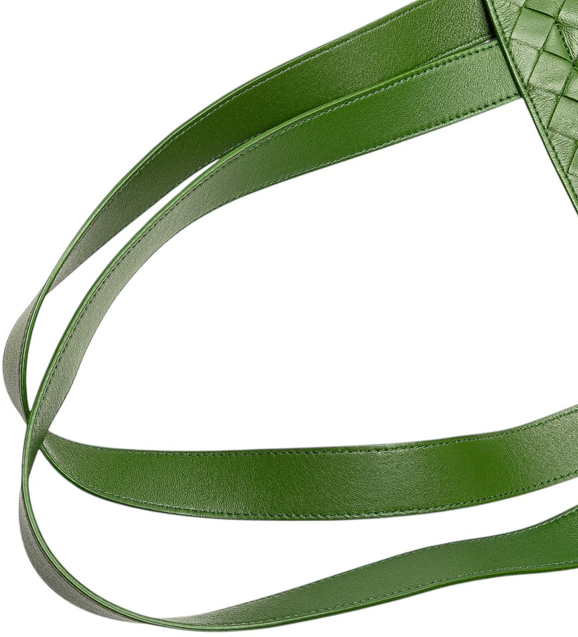 Bottega Veneta Nappa Intrecciato Tote Groen
