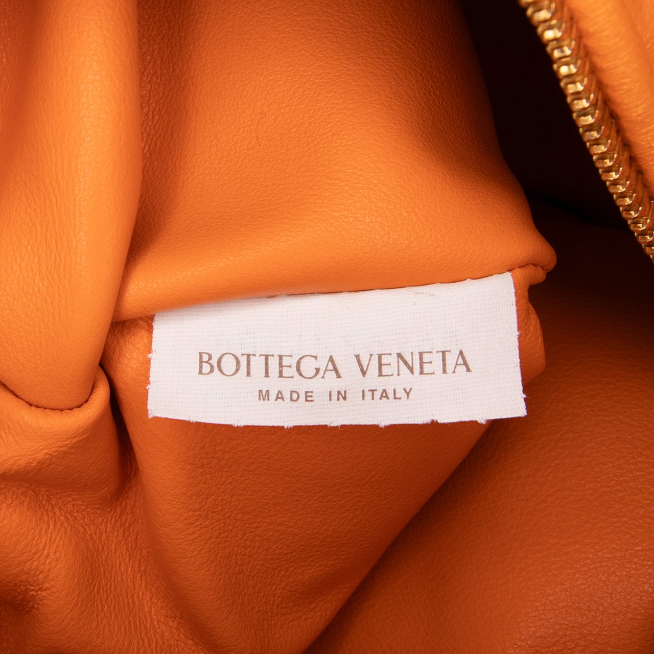 Bottega Veneta Mini Nappa Intrecciato Jodie Oranje