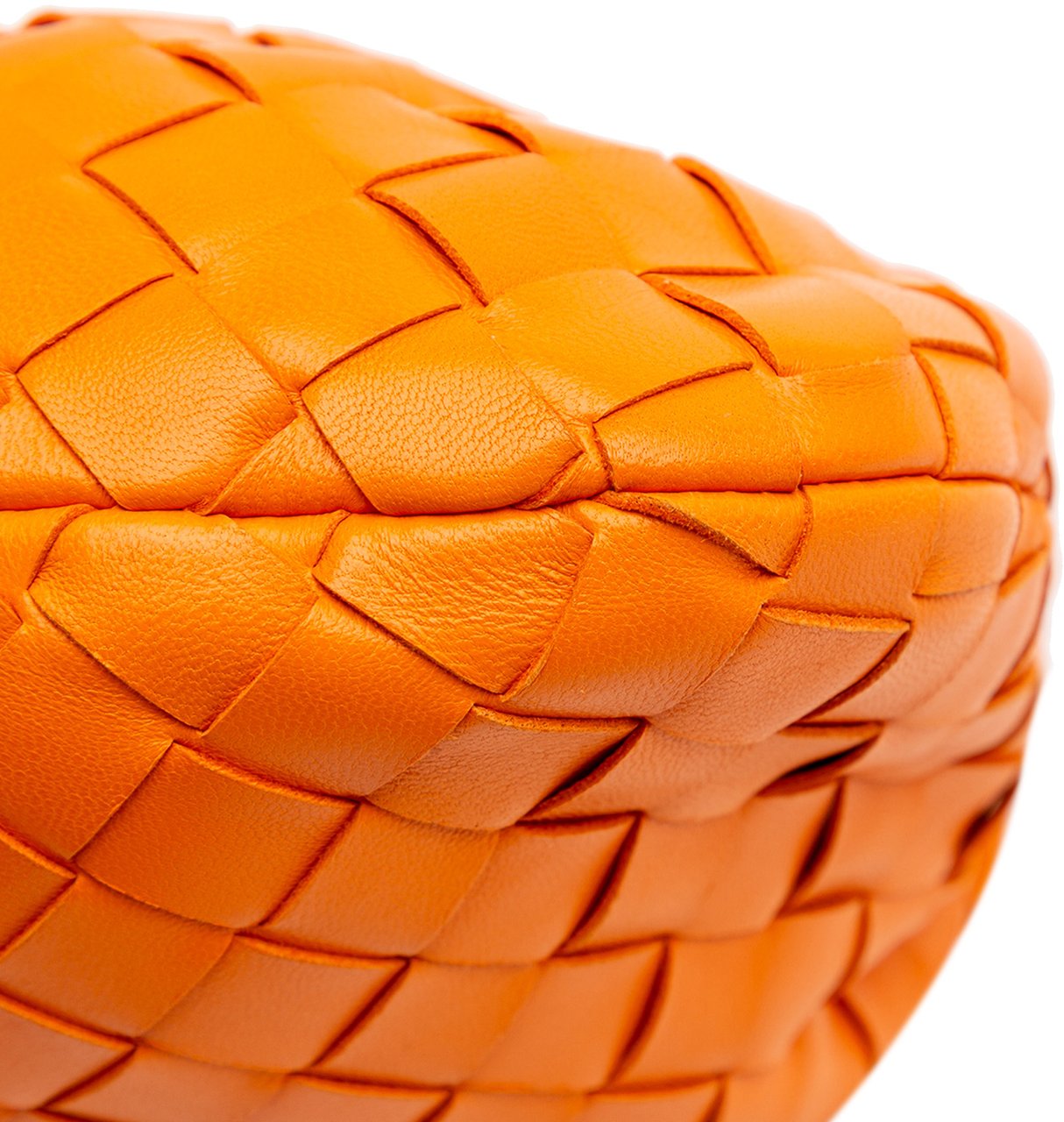 Bottega Veneta Mini Nappa Intrecciato Jodie Oranje
