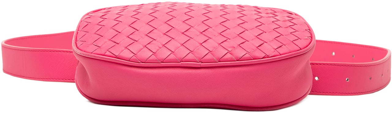 Bottega Veneta Nappa Intrecciato Belt Bag Roze