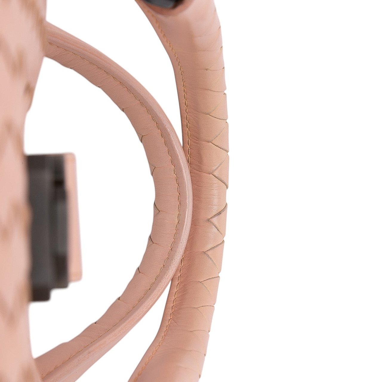 Bottega Veneta Small Nappa Intrecciato Roma Satchel Roze