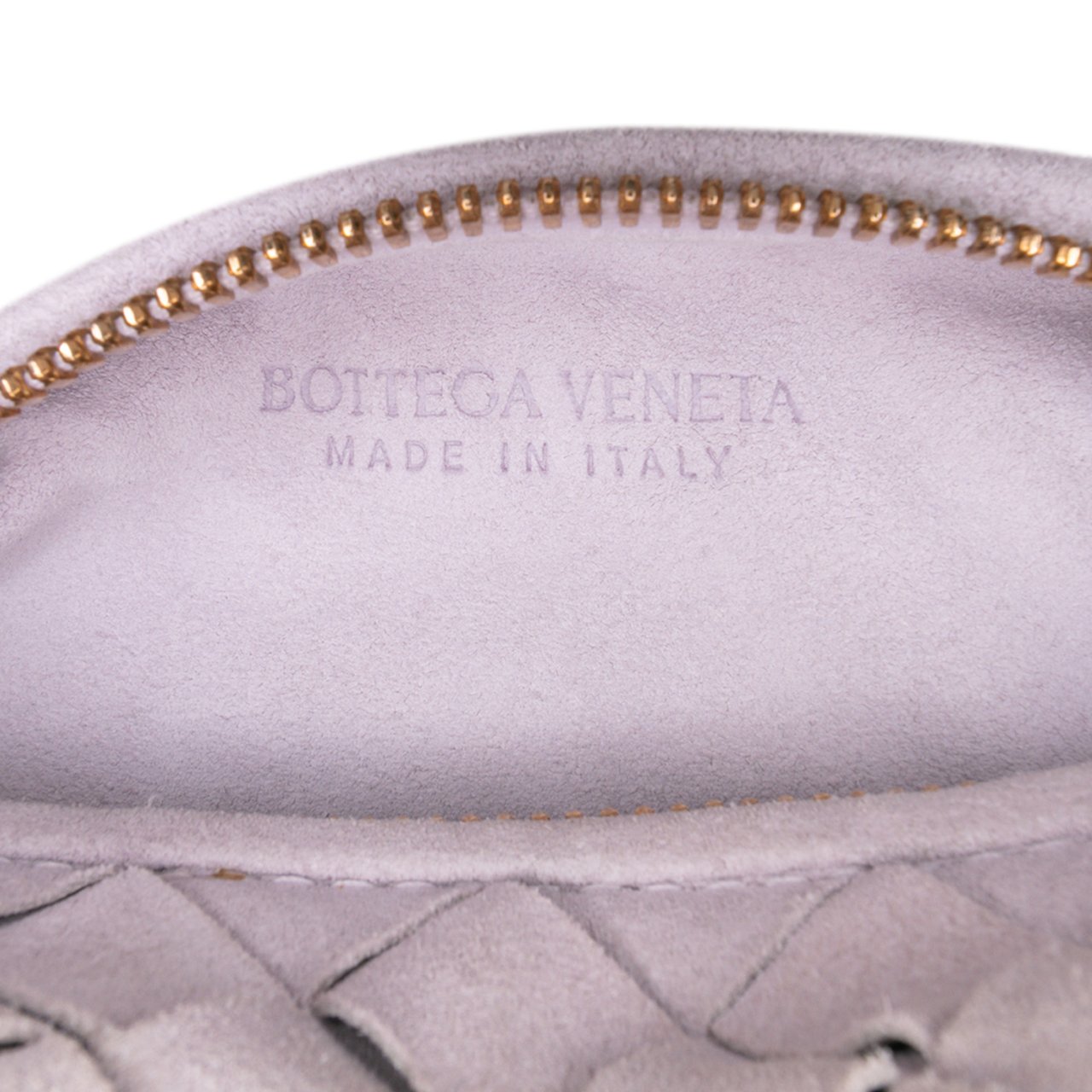 Bottega Veneta Mini Suede Intrecciato Jodie Paars