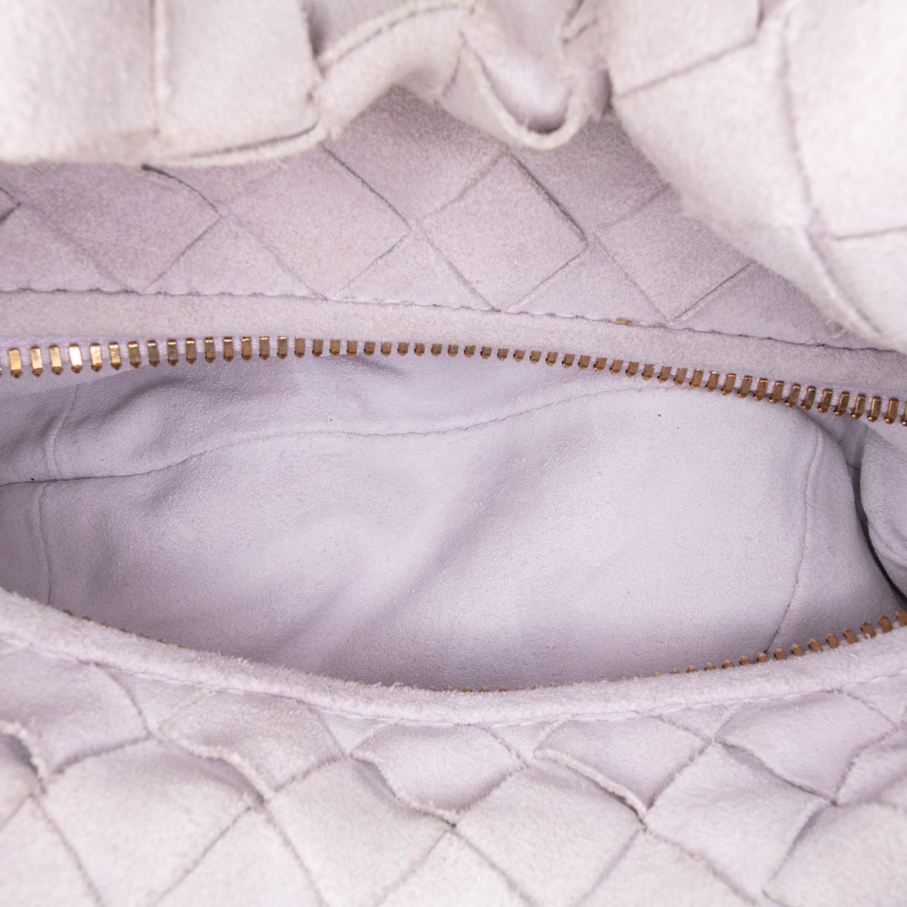 Bottega Veneta Mini Suede Intrecciato Jodie Paars