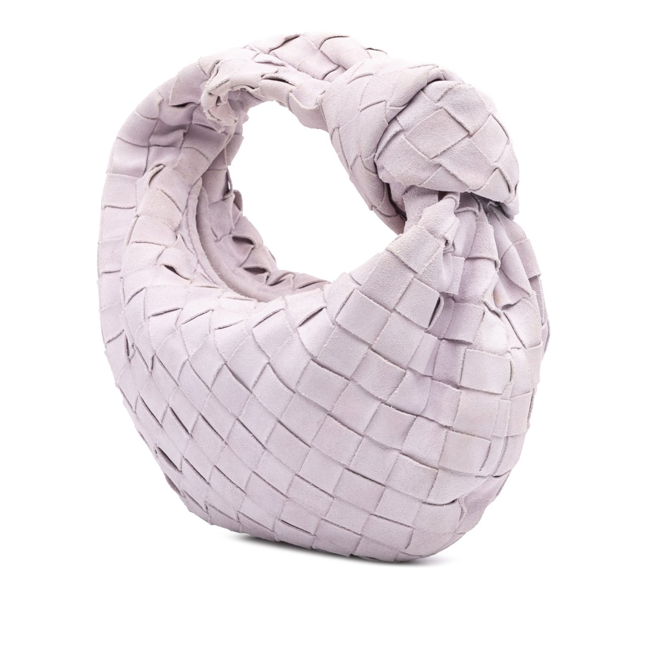 Bottega Veneta Mini Suede Intrecciato Jodie Paars