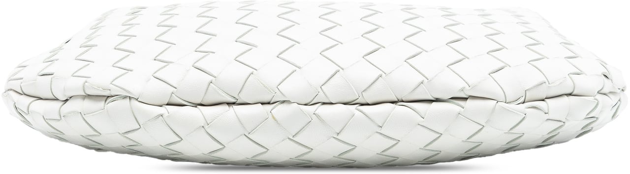 Bottega Veneta Lambskin Intrecciato Sardine Wit