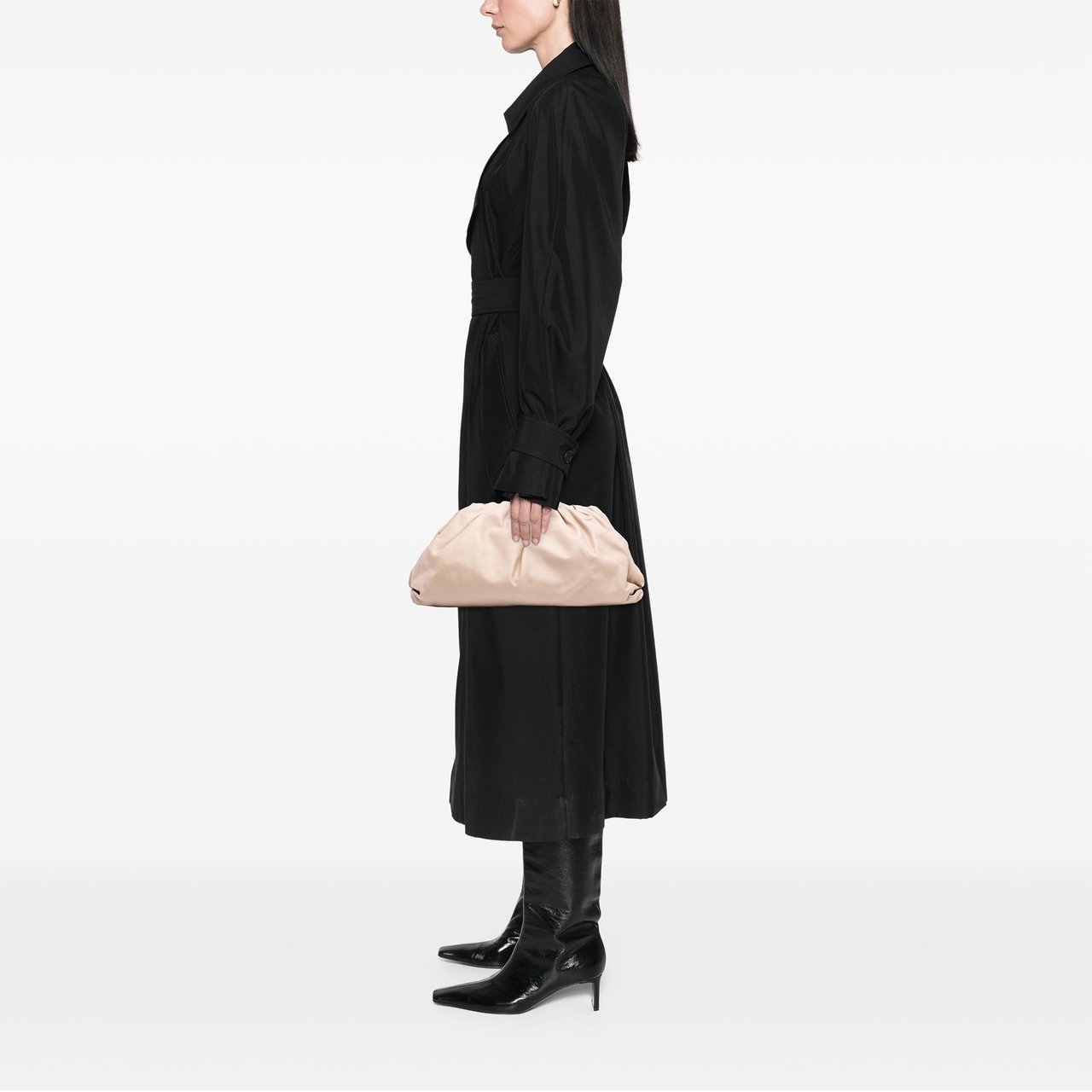 Bottega Veneta Lambskin The Pouch Bruin