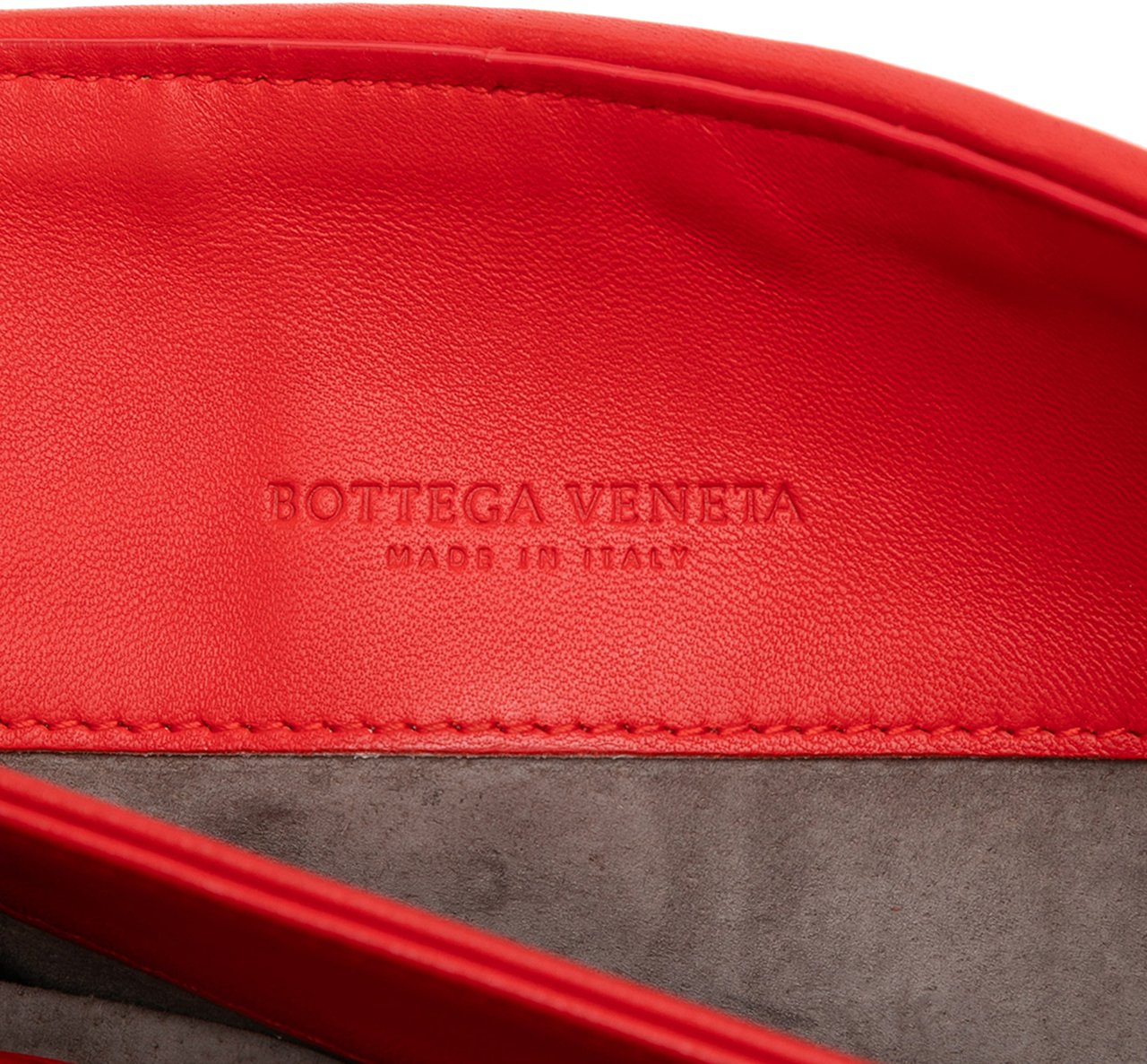 Bottega Veneta Small Nappa Intrecciato Olimpia Shoulder Bag Rood