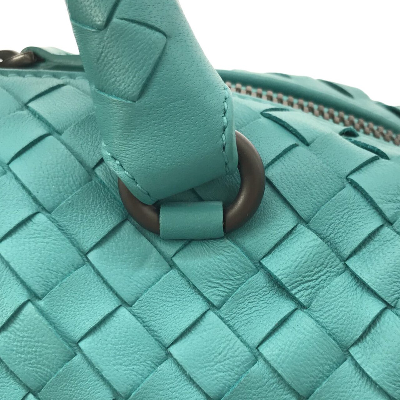 Bottega Veneta Intrecciato Satchel Blauw