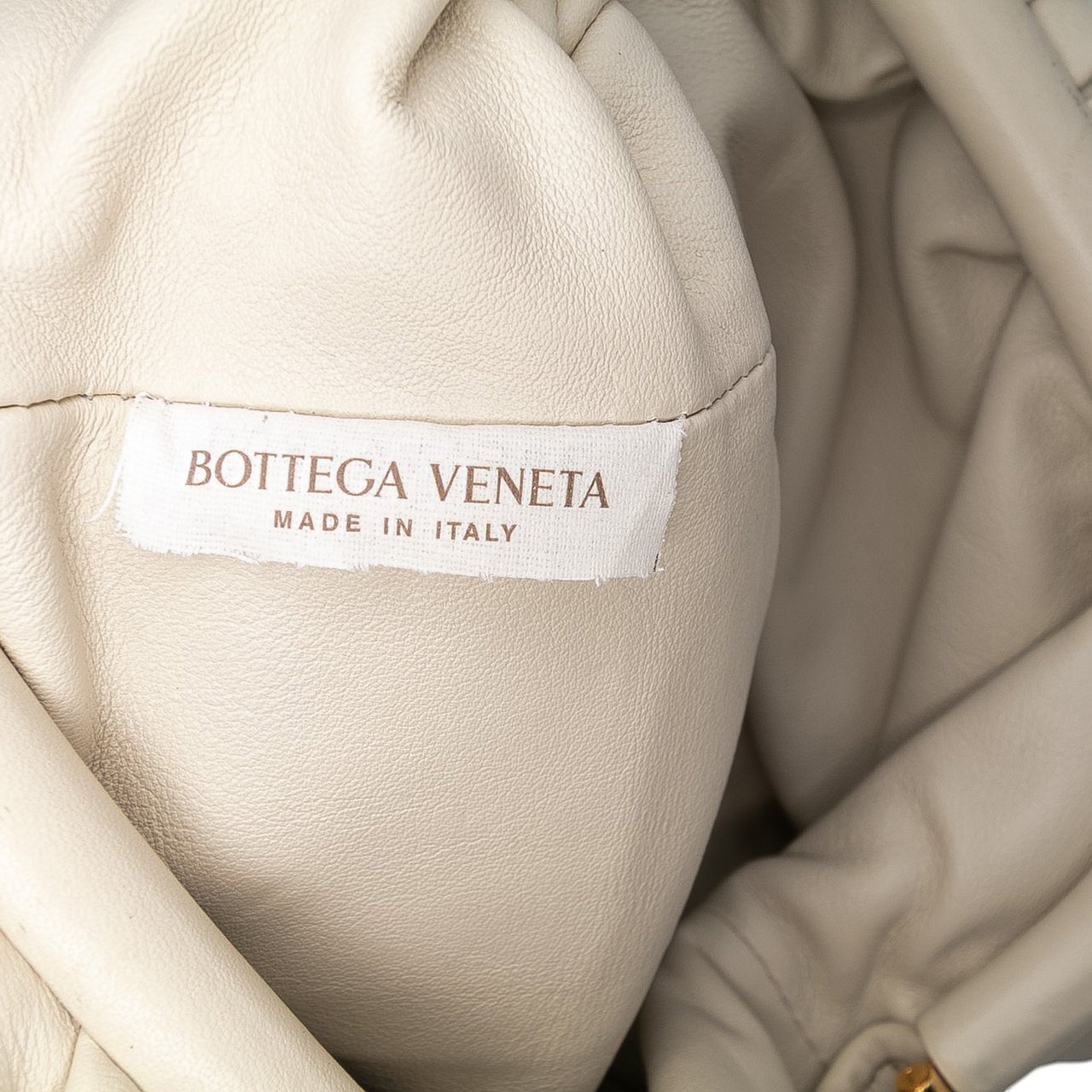 Bottega Veneta Lambskin The Mini Pouch Crossbody Wit