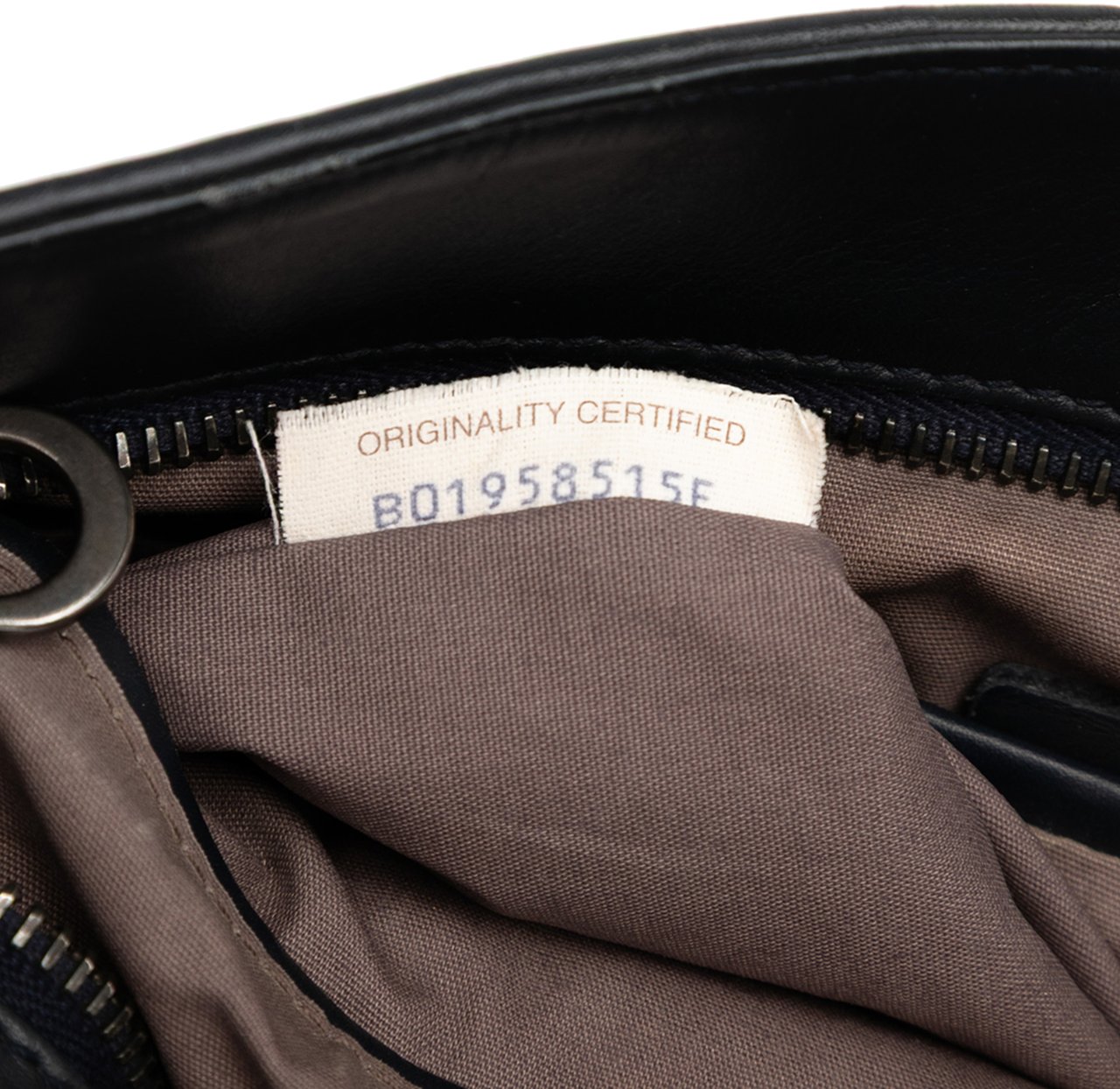 Bottega Veneta Leather Intrecciato Crossbody Blauw