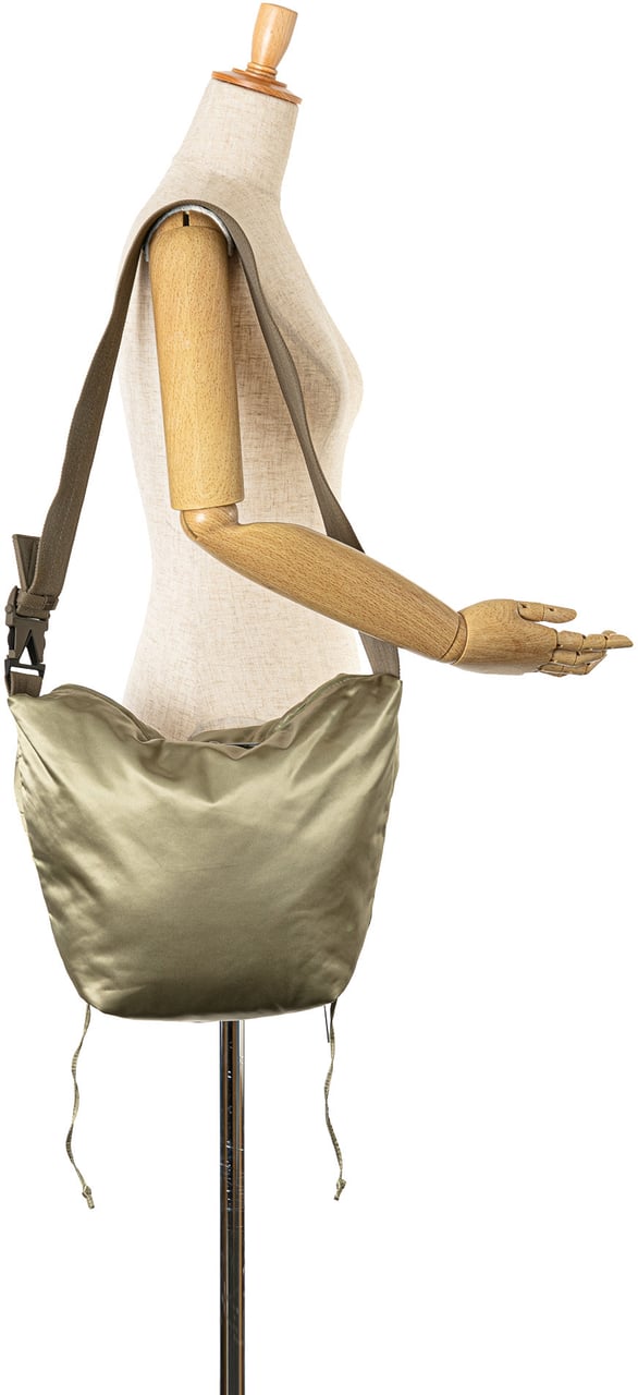 Bottega Veneta Satin Crossbody Bruin