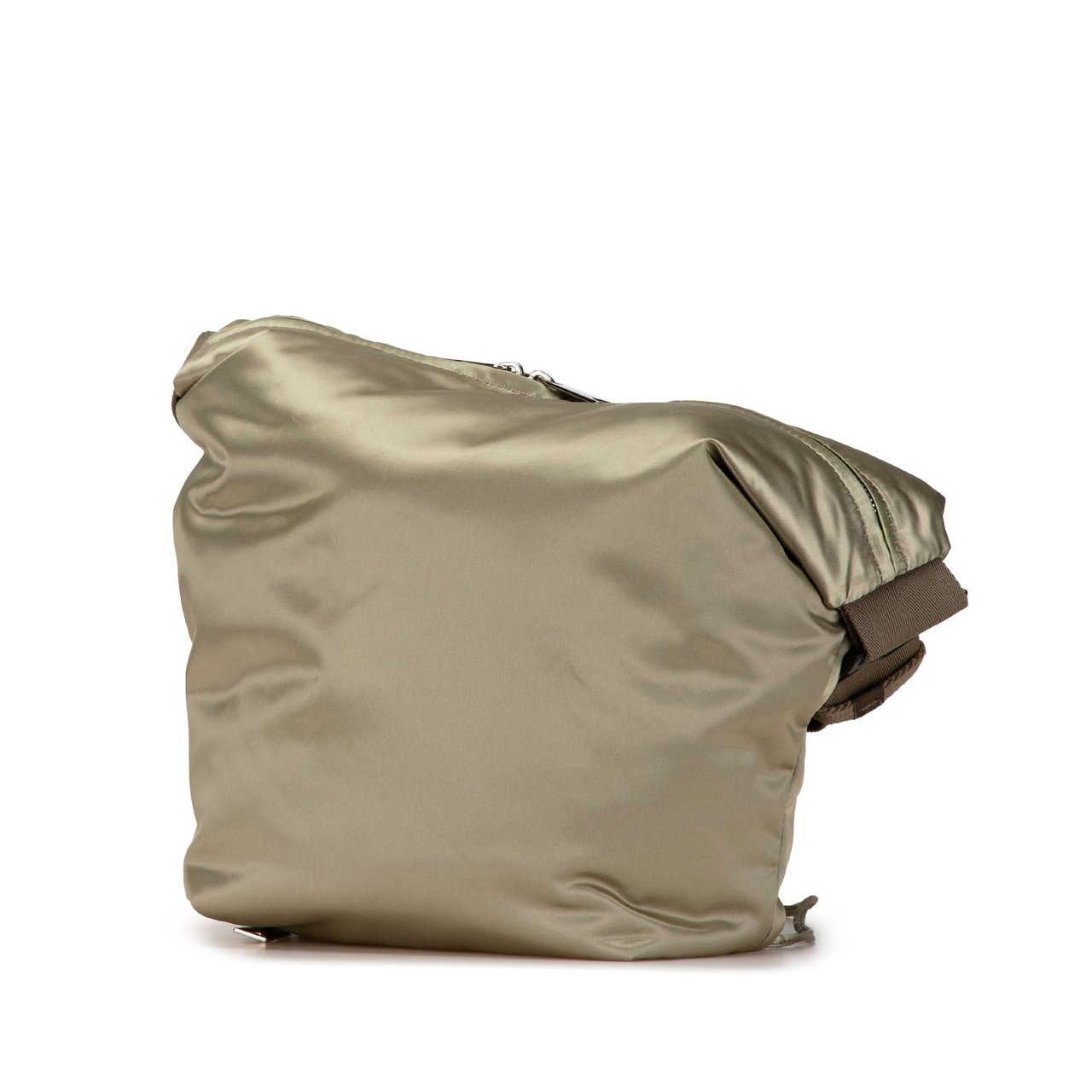 Bottega Veneta Satin Crossbody Bruin