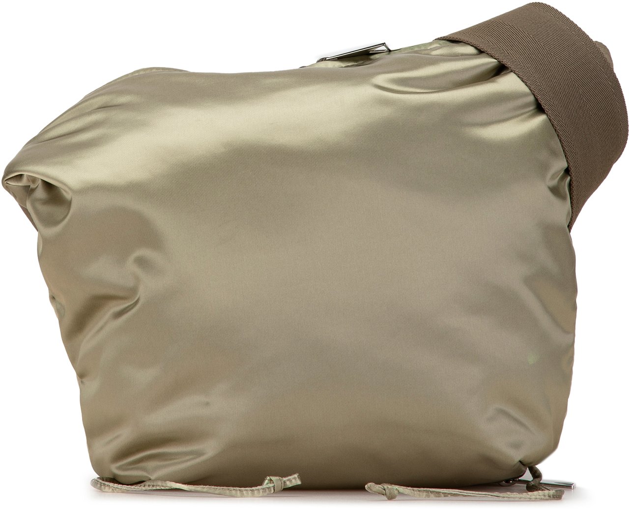 Bottega Veneta Satin Crossbody Bruin