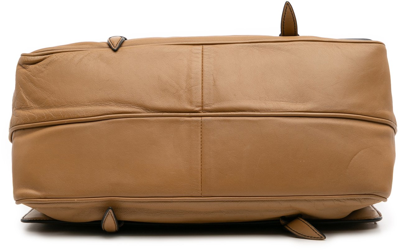 Bottega Veneta Medium Nappa Intrecciato Monaco Satchel Bruin