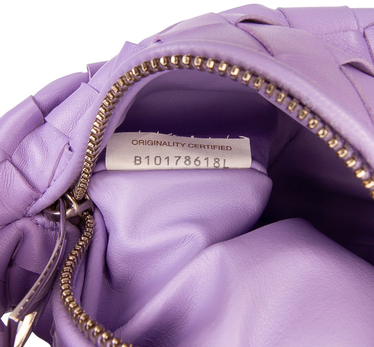 Bottega Veneta Mini Nappa Intrecciato Jodie Paars