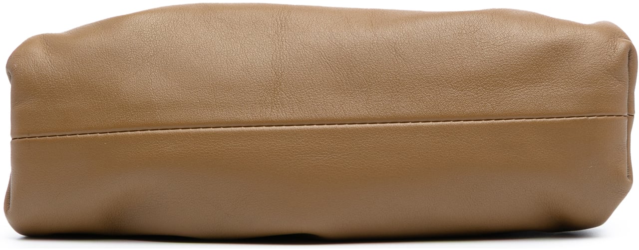 Bottega Veneta Lambskin The Mini Pouch Crossbody Bruin