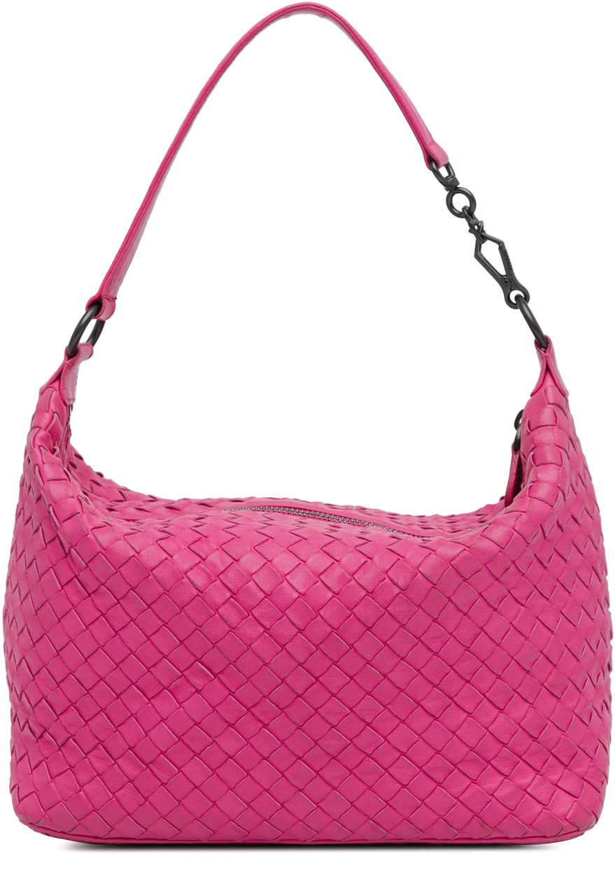 Bottega Veneta Intrecciato Shoulder Bag Roze