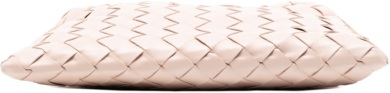 Bottega Veneta Mini Calfskin Intrecciato Hop Satchel Roze