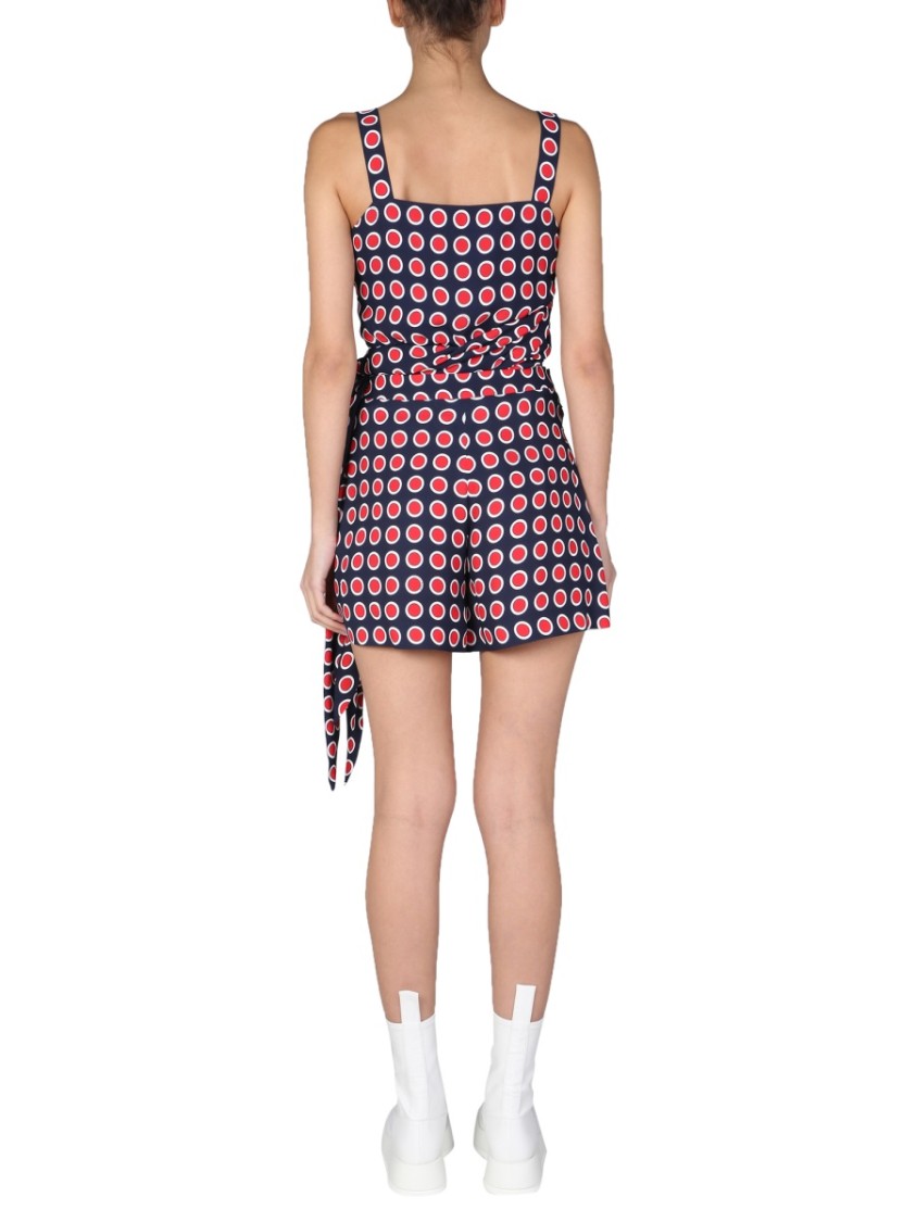 Boutique Moschino "Eyelets" Top Roze
