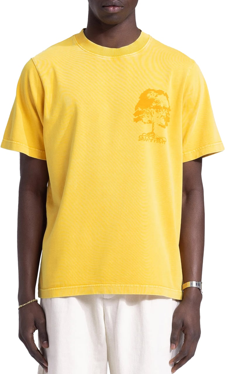 Bram's Fruit Roots T-Shirt - Washed Dried Orange Oranje