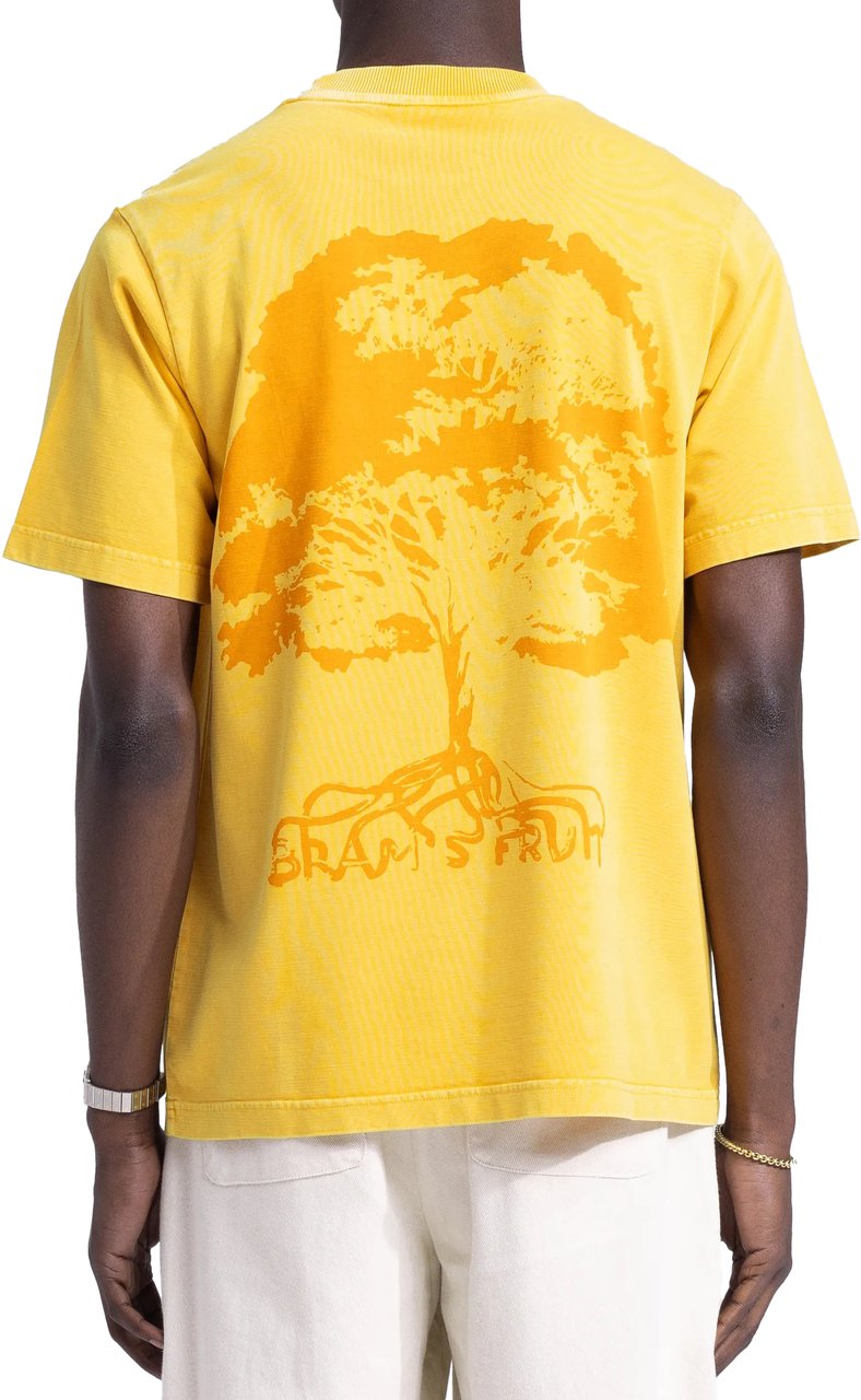 Bram's Fruit Roots T-Shirt - Washed Dried Orange Oranje