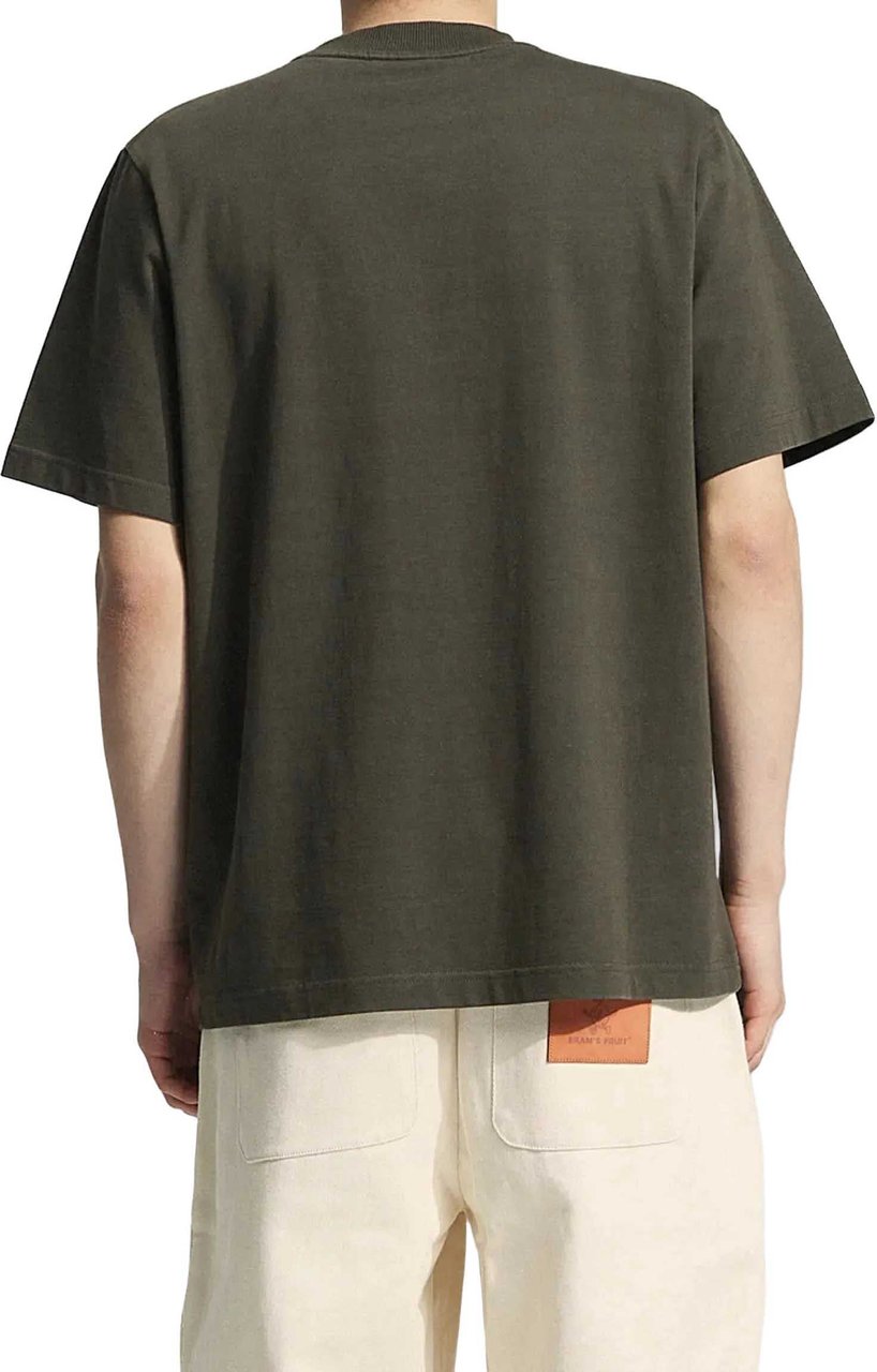 Bram's Fruit Garden Hose Chain Stitch T-Shirt - Charcoal Grijs