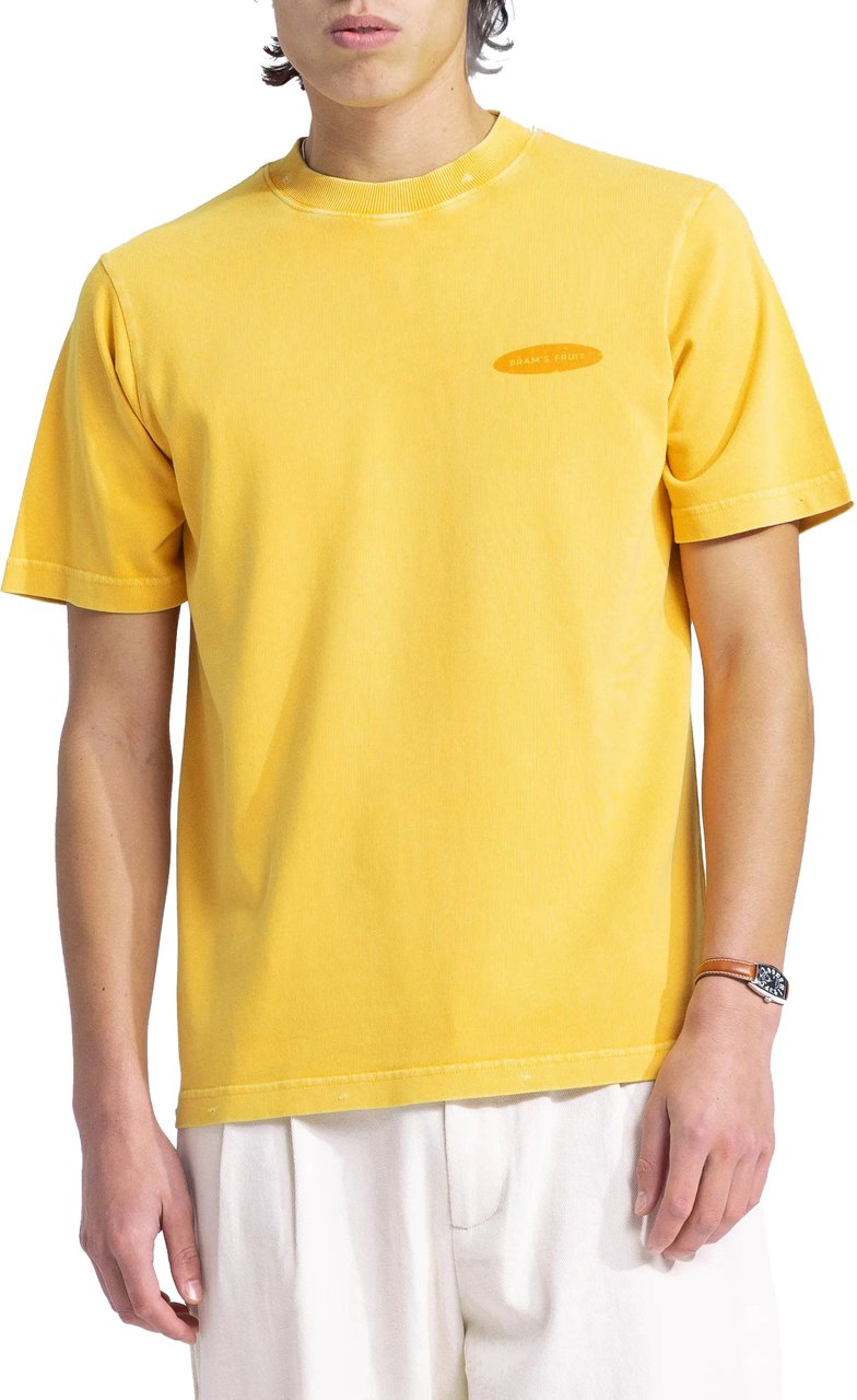 Bram's Fruit “F*ck Off I'm Gardening” T-Shirt Distressed - Washed Dried Orange Oranje