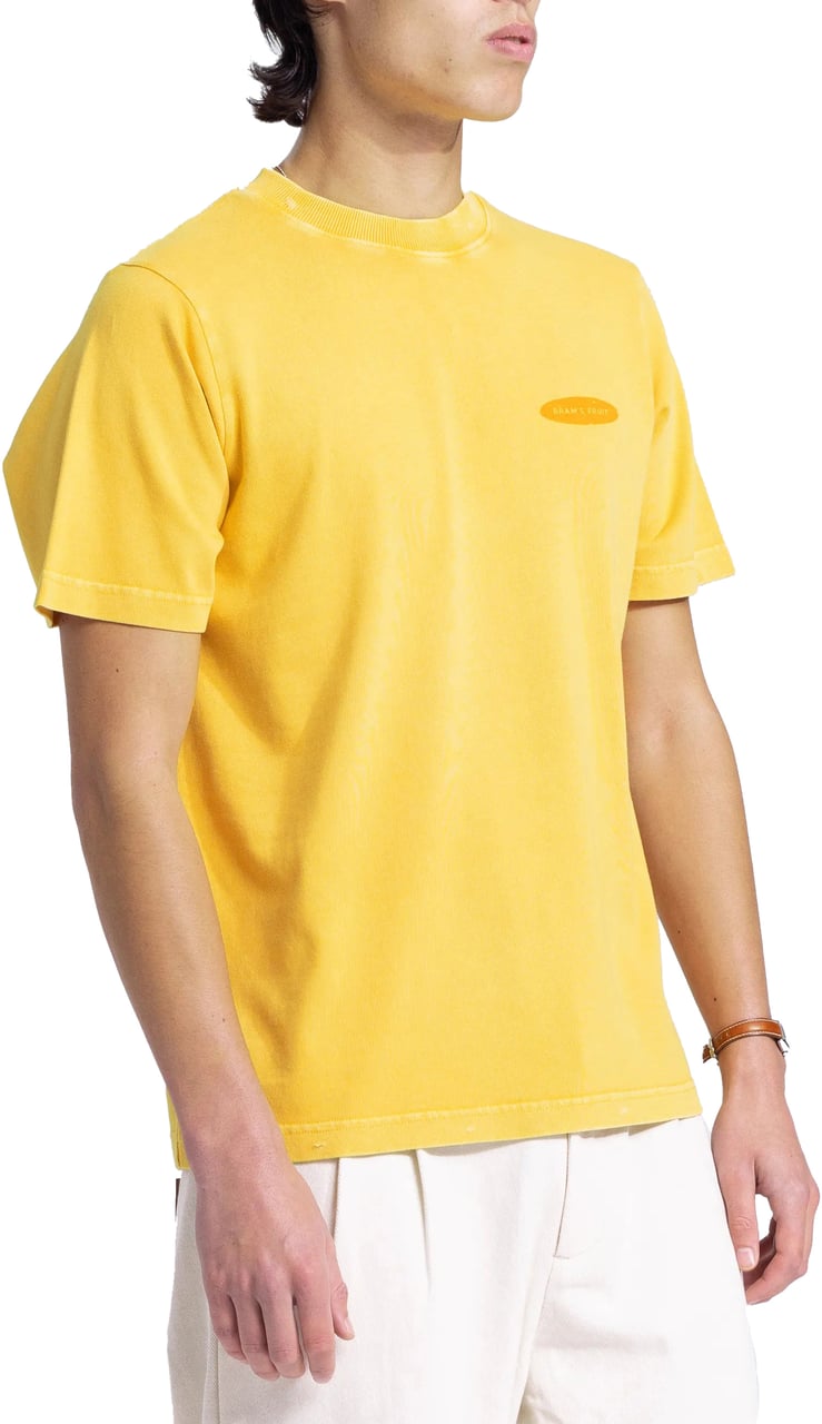 Bram's Fruit “F*ck Off I'm Gardening” T-Shirt Distressed - Washed Dried Orange Oranje