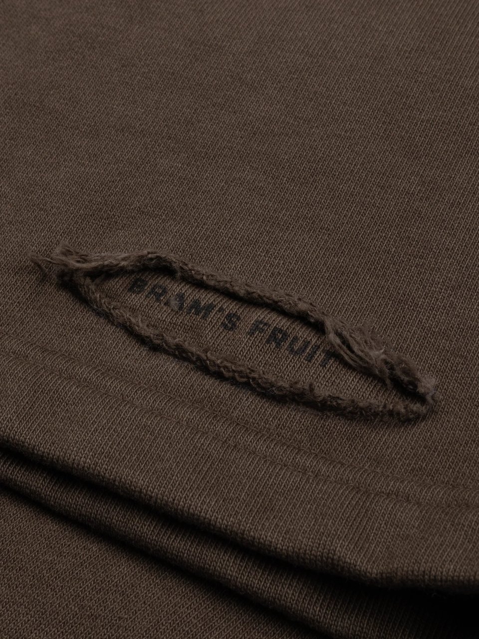 Bram's Fruit Cut & Sew Sweat Shorts - Washed Charcoal Grijs