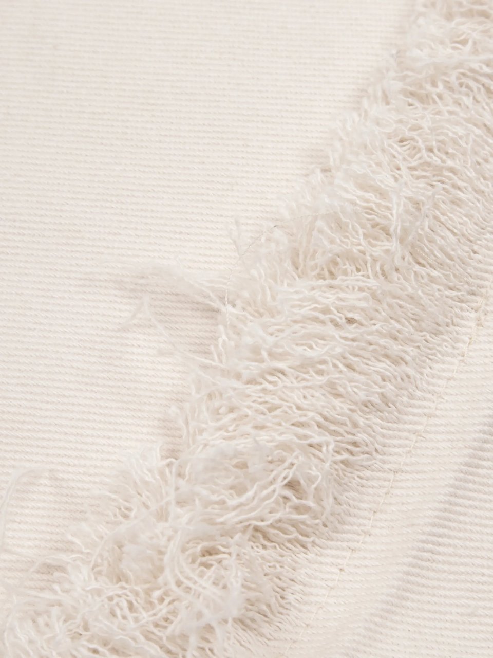 Bram's Fruit Twill Shorts Distressed - Beige Beige