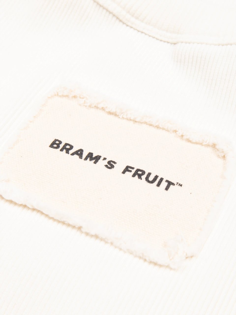Bram's Fruit Heavy Rib Tanktop Distressed - White Wit