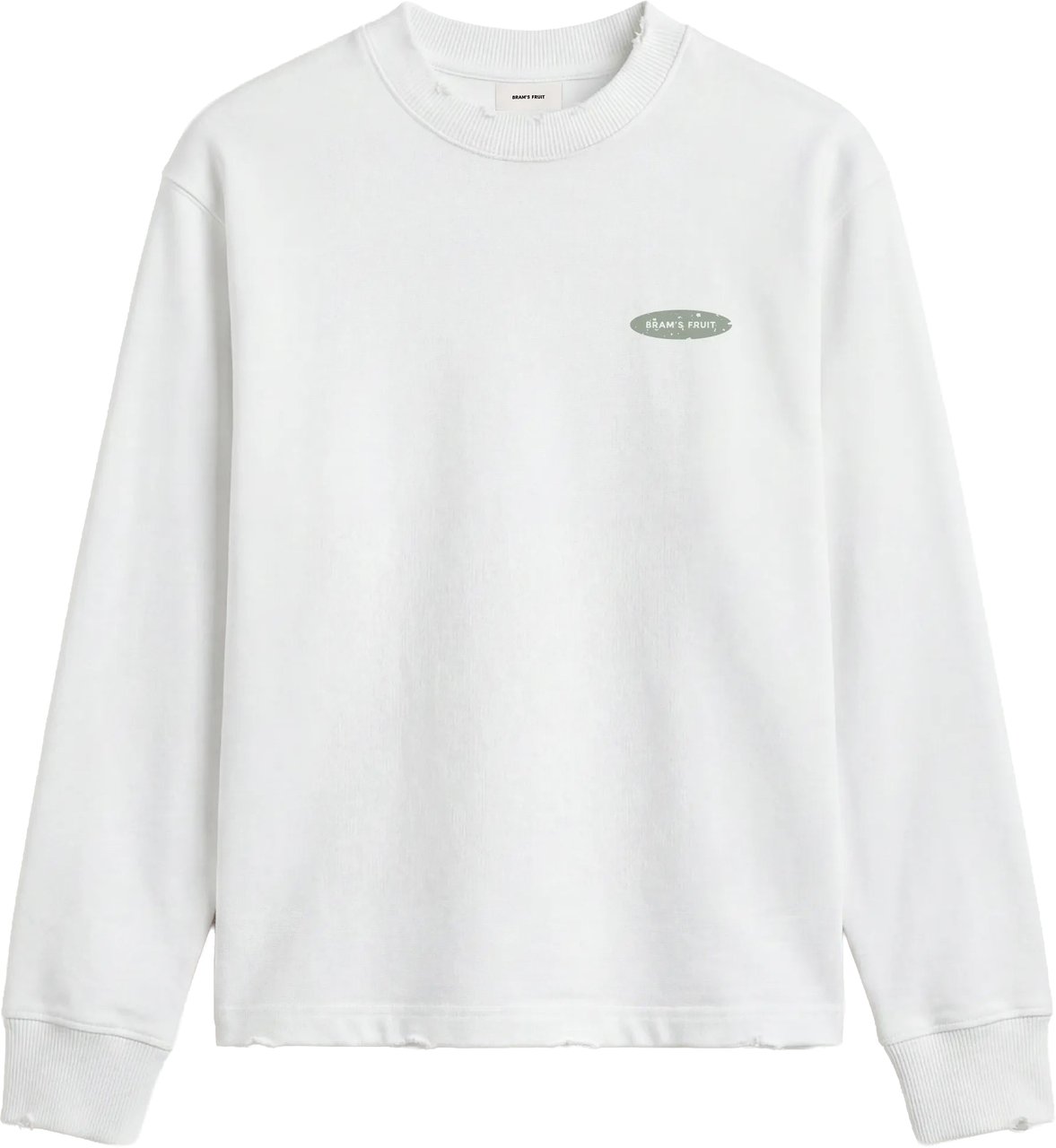 Bram's Fruit Distressed "F*ck Off I'm Gardening” Longsleeve - White Wit
