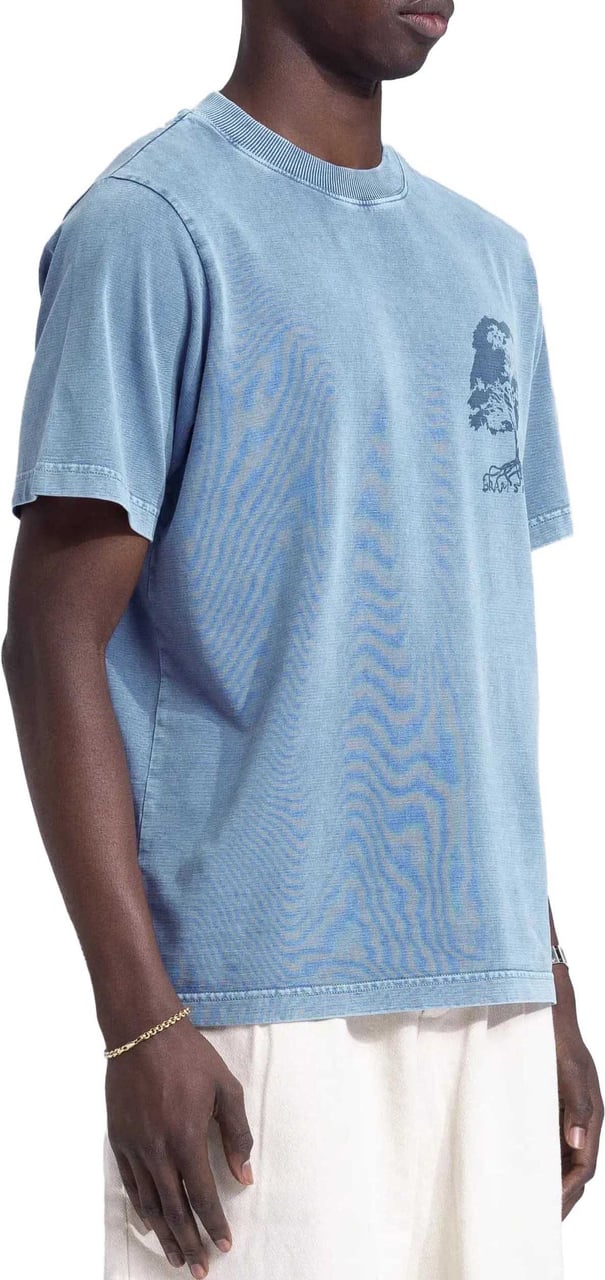 Bram's Fruit Roots T-Shirt - Washed Navy Blauw