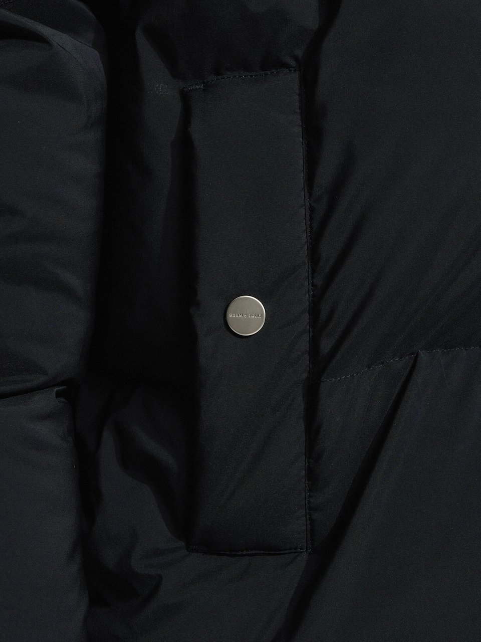 Bram's Fruit Hooded Puffer Jacket - Black Zwart