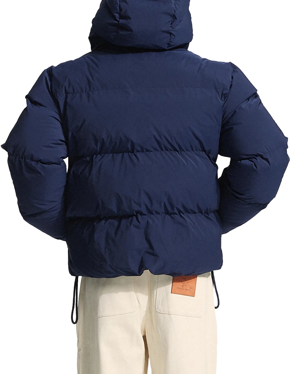Bram's Fruit Hooded Puffer Jacket - Navy Blauw