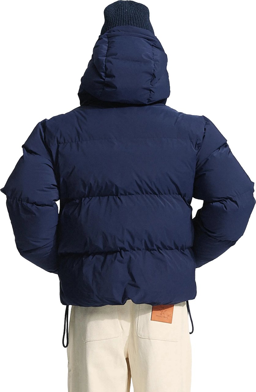 Bram's Fruit Hooded Puffer Jacket - Navy Blauw