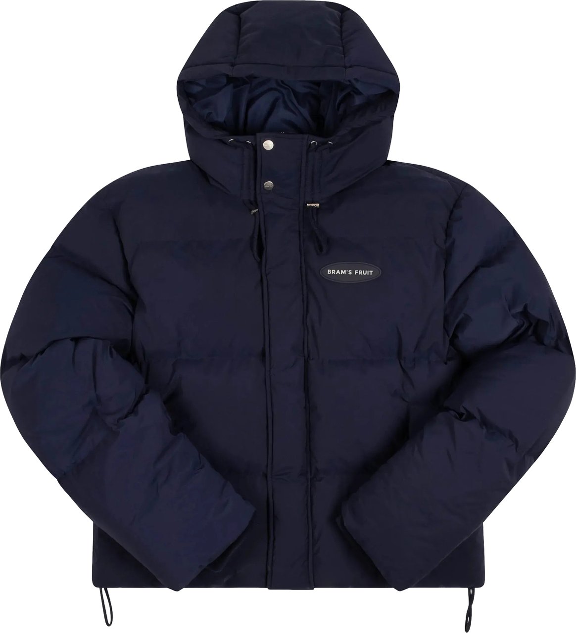 Bram's Fruit Hooded Puffer Jacket - Navy Blauw
