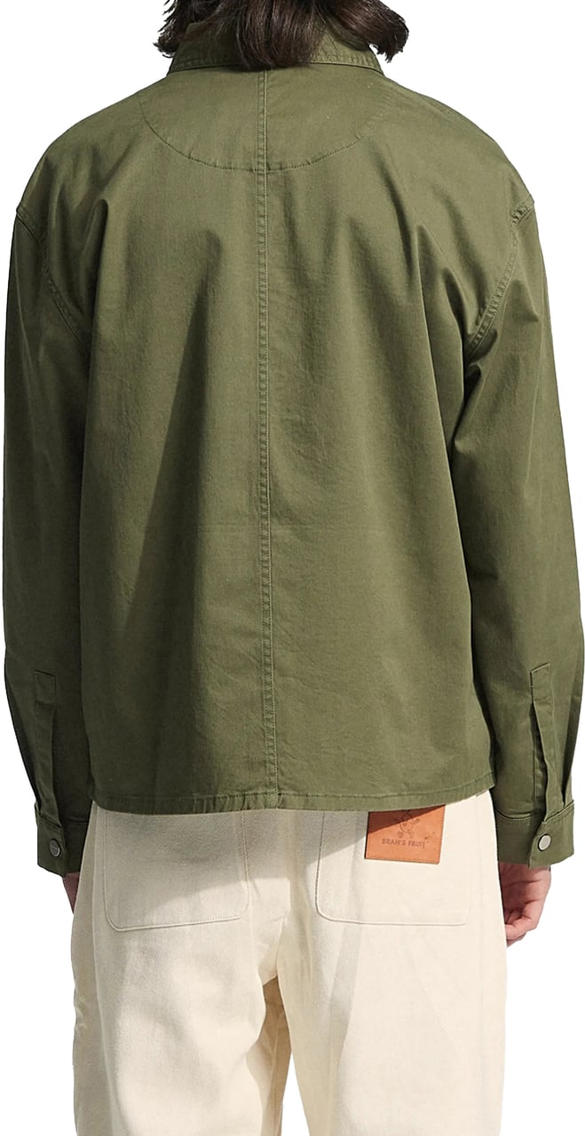 Bram's Fruit Chore Overshirt - Green Groen