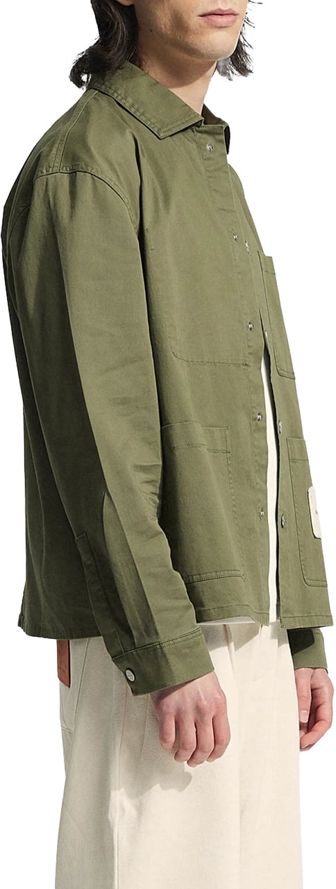 Bram's Fruit Chore Overshirt - Green Groen