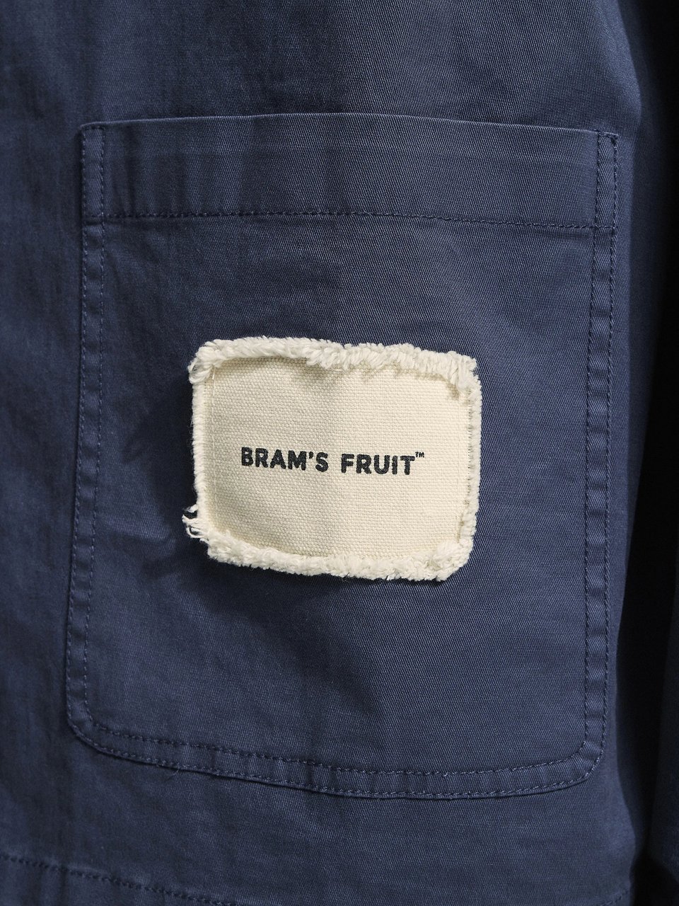 Bram's Fruit Chore Overshirt - Midnight Blue Blauw