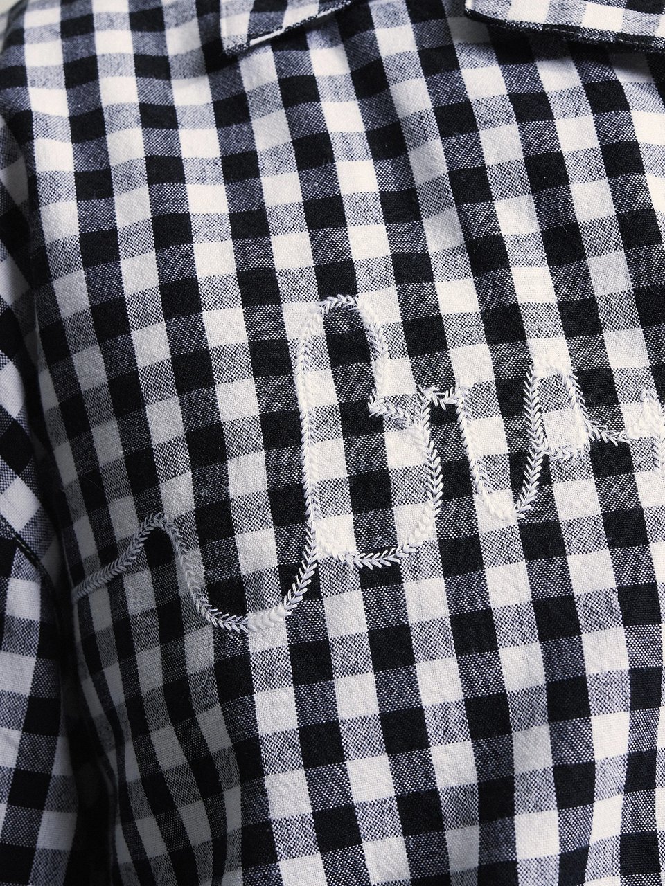 Bram's Fruit Garden Hose Chain Stitch Overshirt - Black Zwart