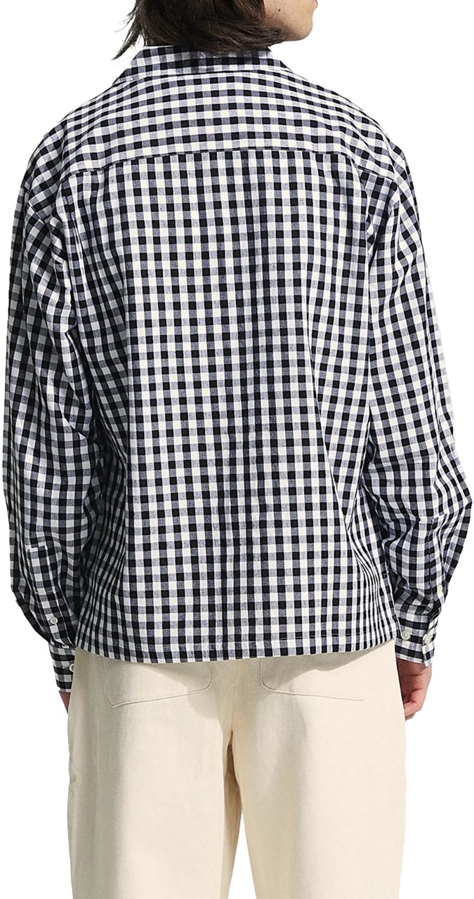 Bram's Fruit Garden Hose Chain Stitch Overshirt - Black Zwart