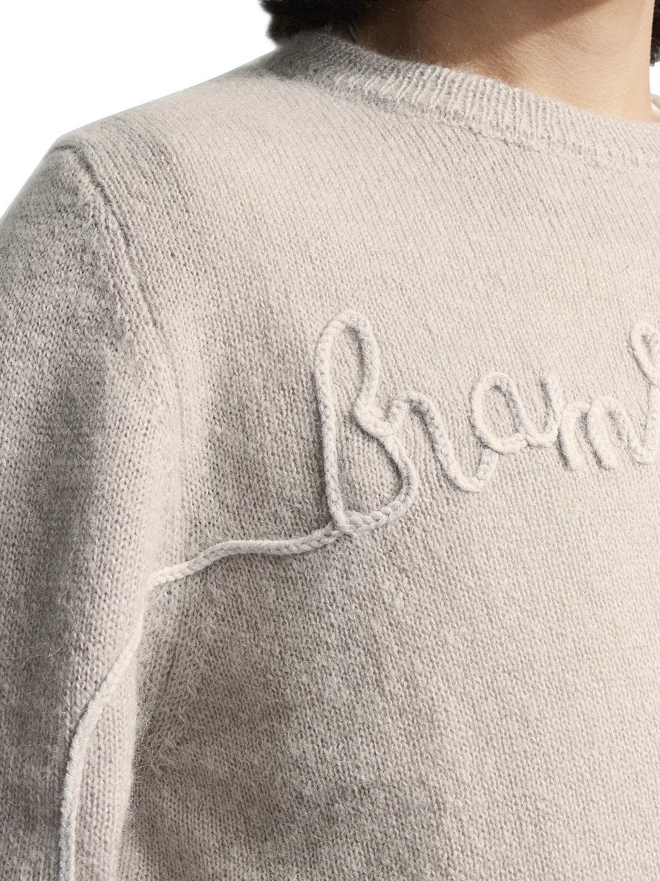 Bram's Fruit Garden Hose Knit - Grey Melange Grijs
